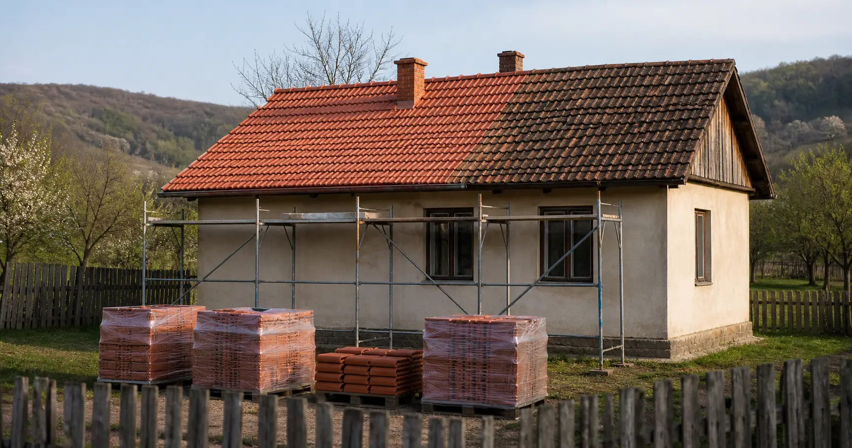 Imagine tematică pentru reparații urgente pentru acoperișuri